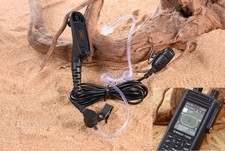 Radio-tone 2-wire Air Acoustic Tube EarPiece w/mic for RT4 4G LTE Smartphone