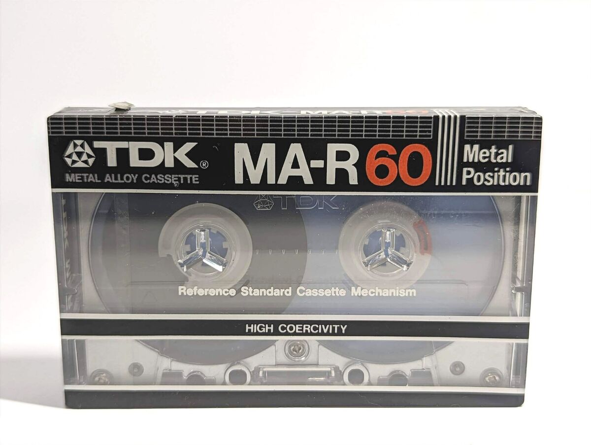 ［SEALED Lot of 2］TDK MA-R & MA-XG 60 Type IV Ultimate Metal Bias Cassette  Tape