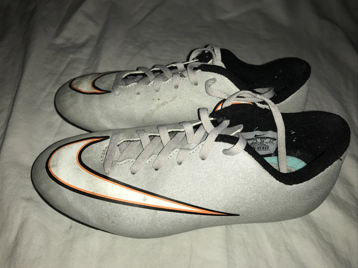 JR Mercurial CR FG-R Metallic Silver/Black 684854-003 GS SZ 3y |