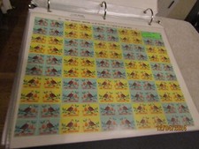 1968 Tuberculosis Christmas Greetings Seal Stamps Sheet Seals Unused Mint Easter