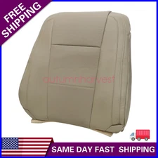 For 2015-2017 Ford F150 Lariat Driver Back Perforated Leather Seat Cover Tan