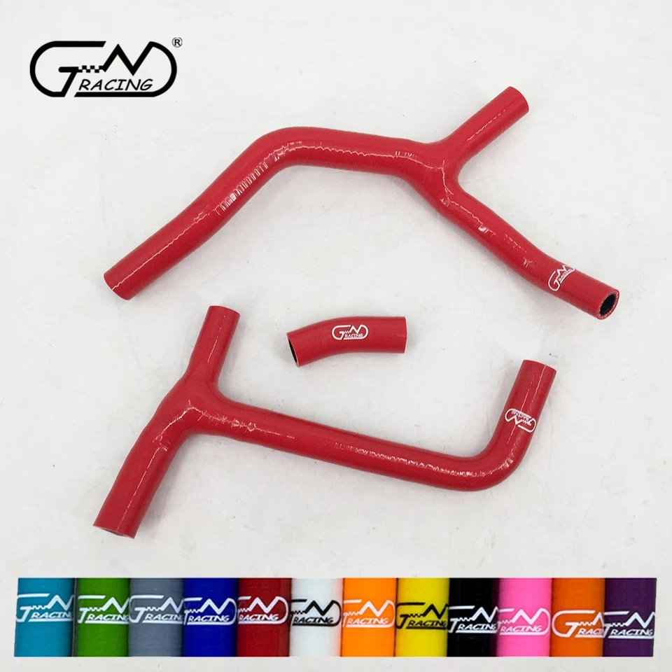 Silicone Radiator Coolant Hose Fit 2009-2012 Honda CRF450R CRF 450 R 2010 Black - Image 2 of 4