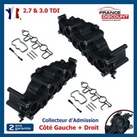 AnsaugkrüMmer AnsaugbrüCke Links+Recht Nuckel VW Touareg 7P5 7P6 3.0 TDI V6
