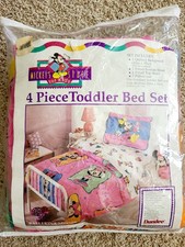 Vintage Dundee Minnie Mouse Bedding Set for Toddlers Ballet Pink