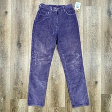 Vintage Lauren Ralph Lauren Dark Dusty Purple Corduroy Pants Sz 4