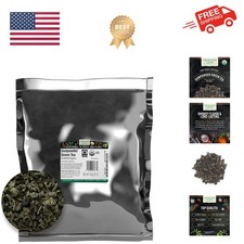 Sustainable Organic Gunpowder Green Tea Leaves - 1 lb Bulk for Tea Lovers
