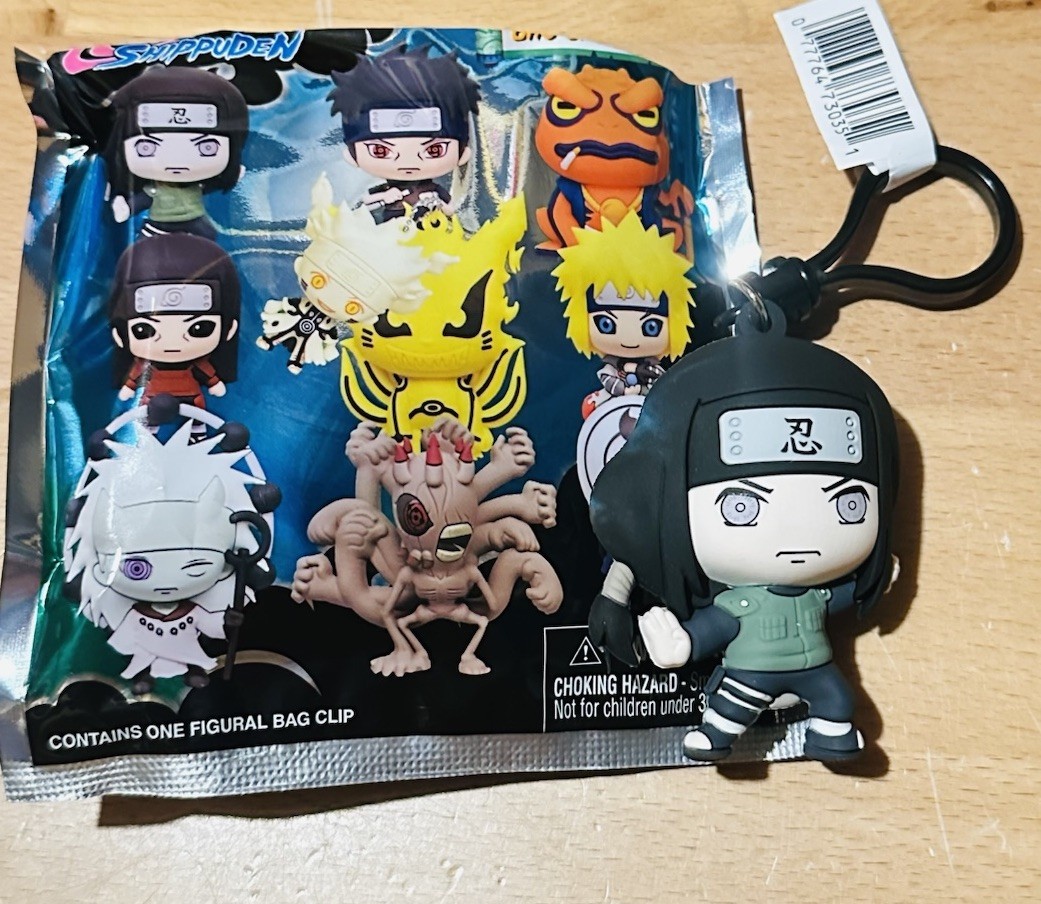 Naruto Shippuden Neji Character Blind Bag Figural Bag Clip new | eBay