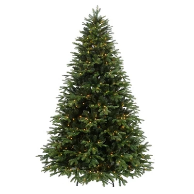 KOOLOOK Albero di Natale Realistico in PE e PVC molto Folto Luci a Led Calde H 210 B.160