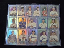 2025 Topps Allen & Ginter MLB LOT OF 16 Rainbow Foil CHIPPER CLEMENTE MAYS Foils