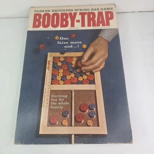 Vintage 1965 Booby Trap Board Game by Parker Brothers Family Fun Night