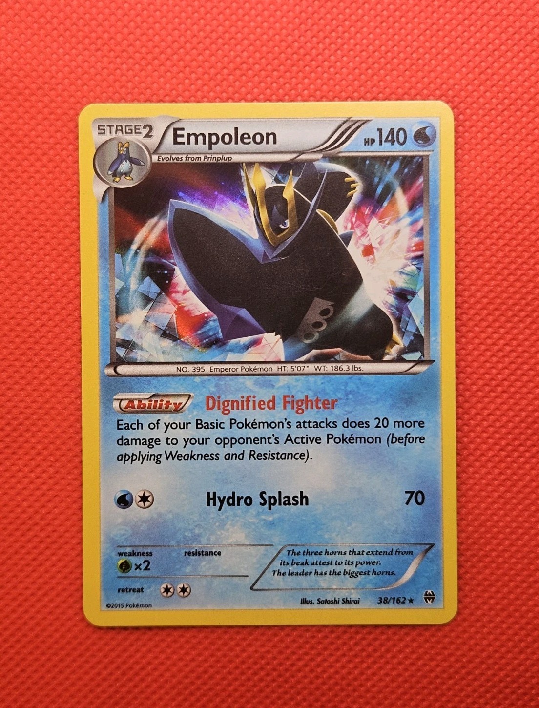 Empoleon 38/162 Holo Rare BREAKthrough Pokemon Near Mint