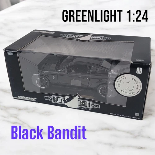Greenlight Black Bandit Shelby GT-500 Diecast 1:24 - Exclusive Model - Picture 2 of 14