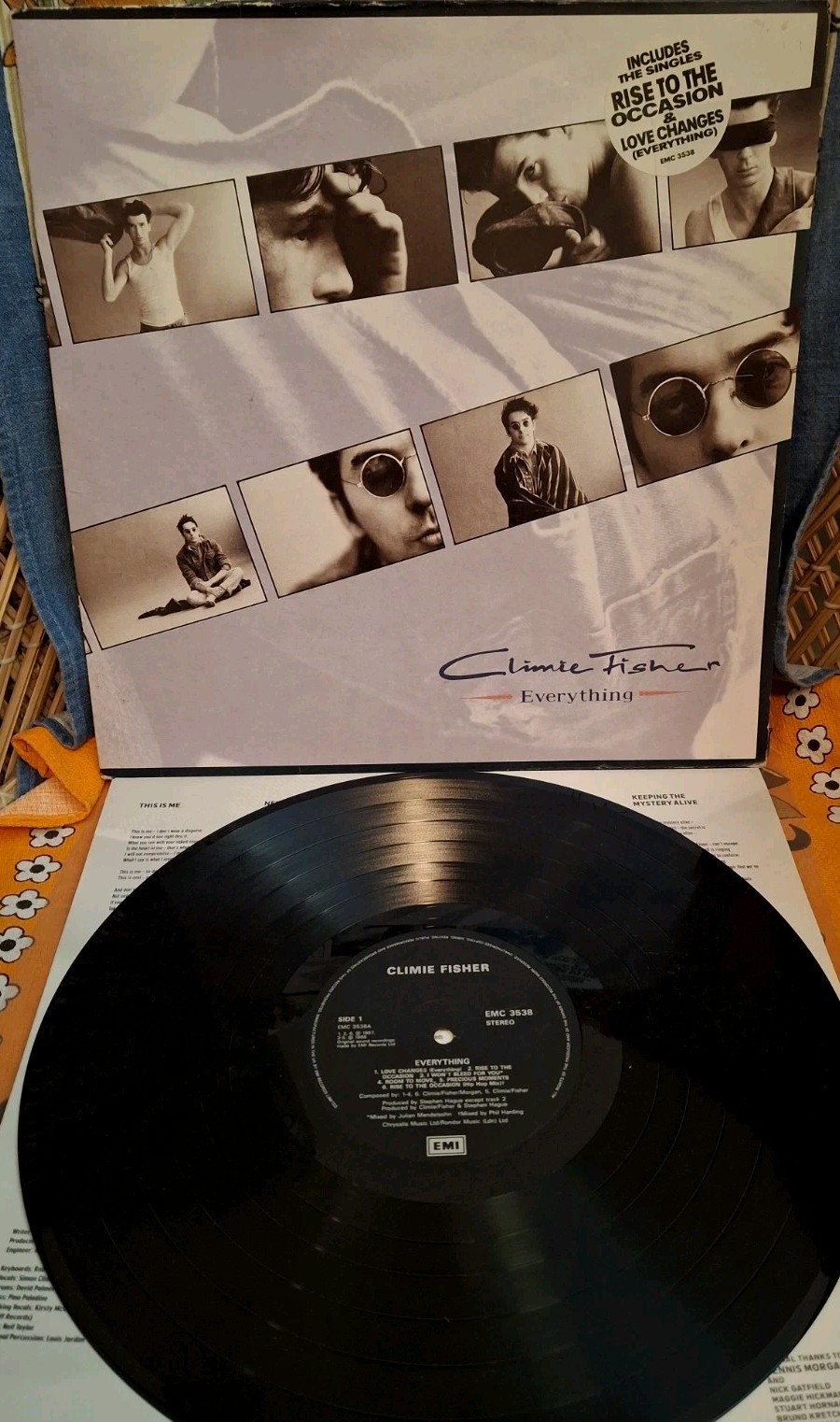 Climie Fisher 'Everything' EMI A2/B2 1988 ALL EX Vinyl 1980s Pop 'Love Changes'