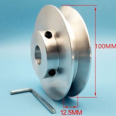 1pc OD100mm HOLE DIA 22mm V-Groove Step Pulley For 1/2'' V Rubber Belt - Select *