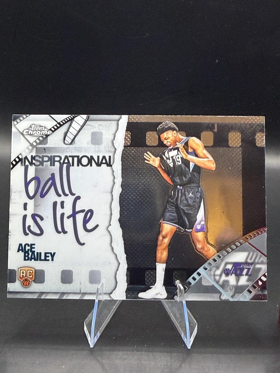 Ace Bailey 2025-26 Topps Chrome Inspirational #IP-20 RC Utah Jazz