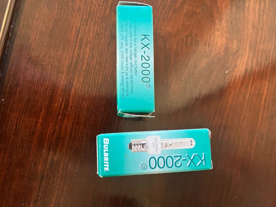 2 Pack Bulbrite KX-2000 Krypton/Xenon KX40CL/MC Light Bulb, 40W T3 E11 - Image 2 of 3