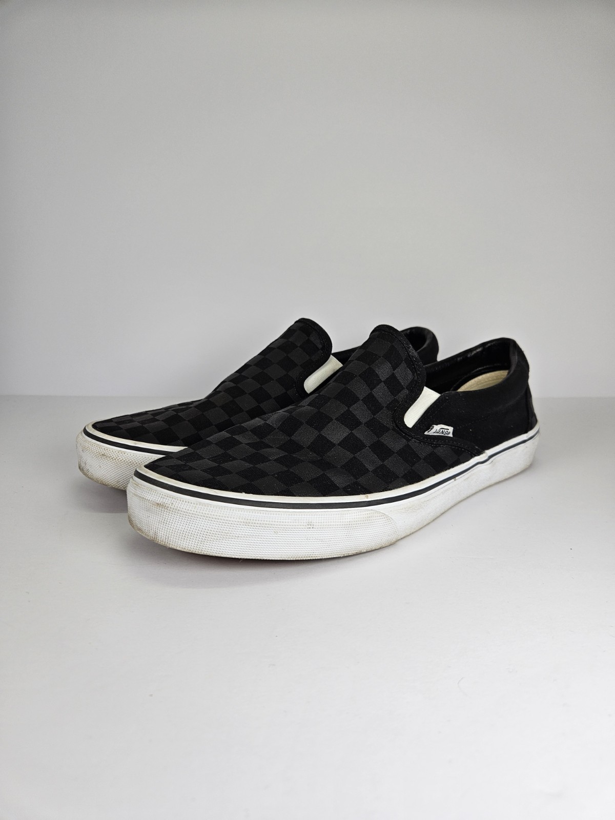 🔥 VANS Checkered Slip-On Rare Shoes Size 11.5 Wide