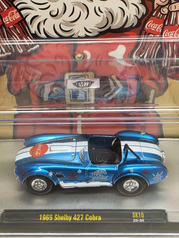 2025 M2 Machines~ Coca-Cola Christmas Holiday ~1965 Shelby 427 Cobra - Image 2 of 4