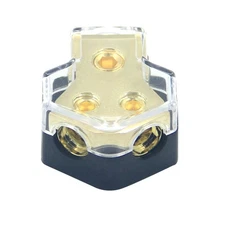 ZOOKOTO 0/2/4 Gauge in 4/8/10 Gauge Out Amp Power Distribution Block Car Audi...