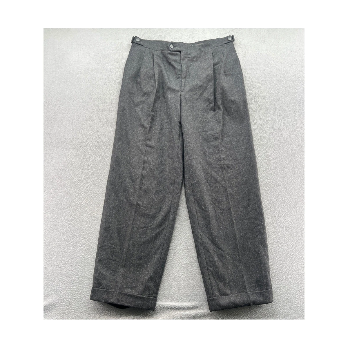 Wool Blend Regular 36 Size Vintage Pants for Men for sale | eBay