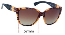 SFx Replacement Sunglass Lenses fits Ralph Lauren RA 5181 - 57mm Wide