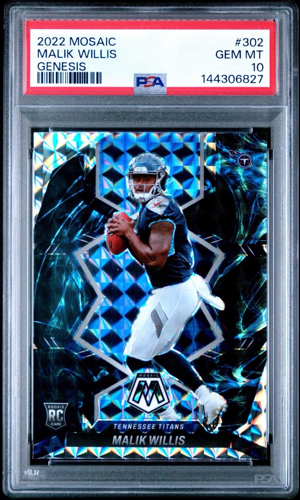 Malik Willis Panini Mosaic #302 Genesis