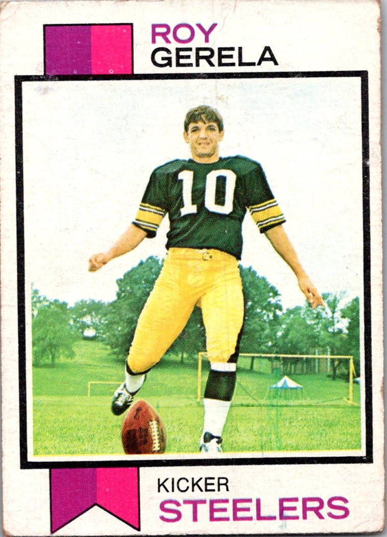 Roy Gerela 1973 Topps #40 Pittsburgh Steelers