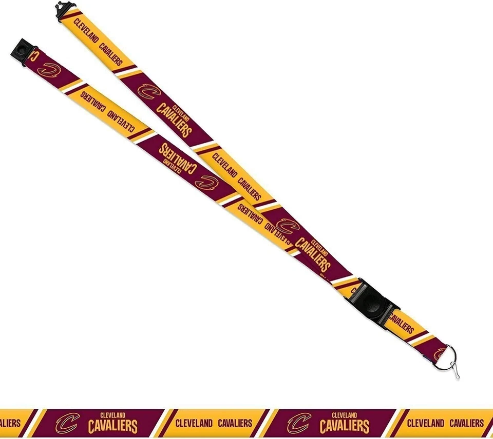 Cleveland Cavaliers Lanyard Keychain Safety Breakaway Double Sided - Image 2 of 4