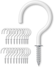 Ceiling Hooks   Vinyl Coated ScrewHook   1-1/2 Inches Cup Hook   Screw-in Hooks