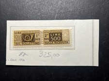Filatelia Repubblica Pacchi Postali Lire 500 Ruota (sass.80) Near Mint