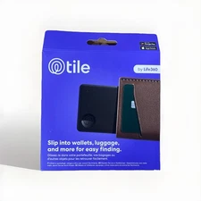 Tile by Life 360 Slim Wallet Finder Bluetooth Tracker and Item Locator Tags NEW