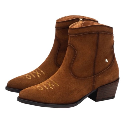 Pikolinos Vergel Women’s Western Suede Ankle Comfort Boot $220 Sz 38 US 8 NEW