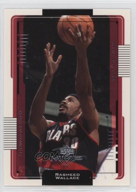 2001-02 Upper Deck MVP Rasheed Wallace #135 2u3