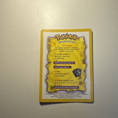 Pokemon Karte Schnapp Sie Dir Alle TCG 1999 Karte Selten Rare