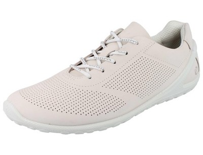 ECCO Biom Lite W Damen Schnürschuhe beige Nubukleder