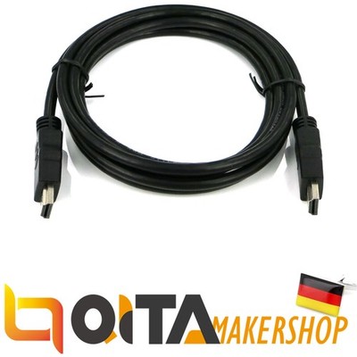 1m HDMI Kabel Dual-Male Premium Highend FULL HD LED TV Monitor 1.4a 3D Ethernet