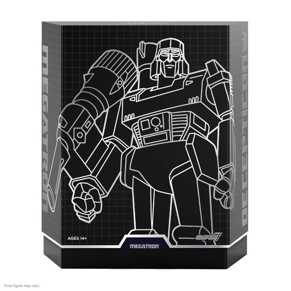 Transformers Ultimates Action Figura Megatron (G1 Cartoon) 20 Cm Super7 - Immagine 2 di 4