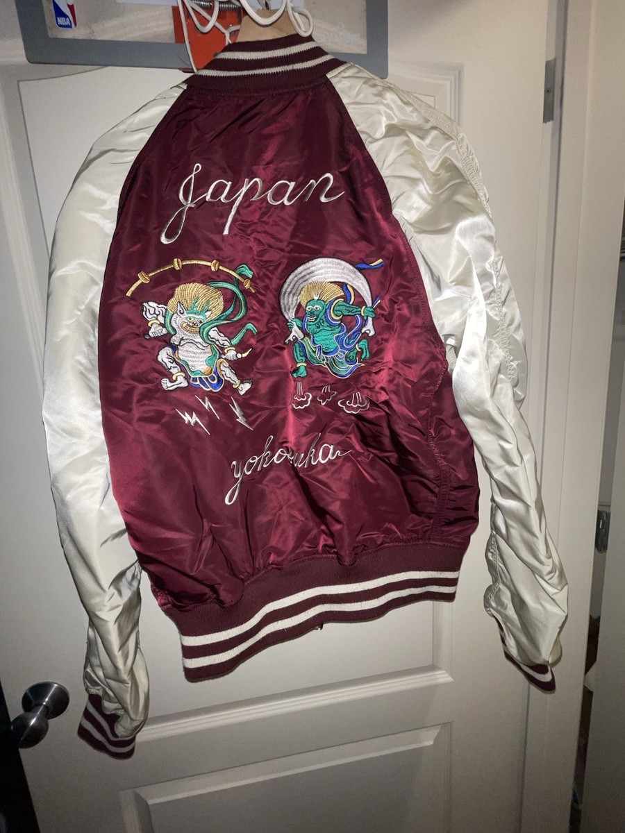 alpha industries ma-1 souvenir jacket mens large slim fit | eBay