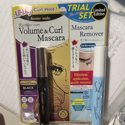 LIMITED EDITION KissMe Make Volume UP Mascara Black Set & Waterproof Remover