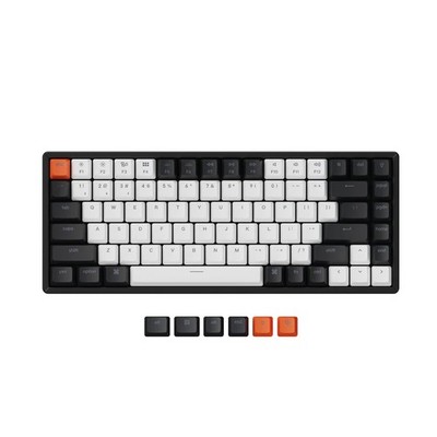 Keychron K2 75% Layout 84 Keys Hotswappable Bluetooth Wireless/USB Wired Mech...