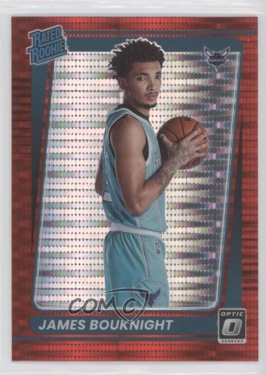 2021 Panini Donruss Optic Rated Rookie Red Pulsar Prizm James Bouknight #151 dq2