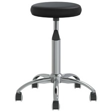 vidaXL Sedia da Pranzo Nera in Similpelle