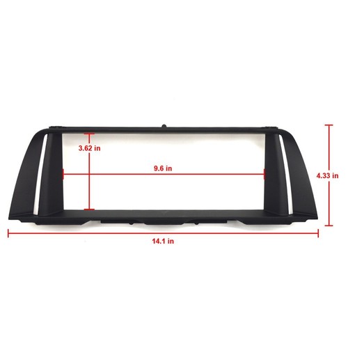 Navigation Screen Frame with Quick Install Feature for BMW 5 Series F10 - Picture 8 of 9