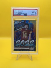2022 Certified Sam Howell Rookie RC Bronze /249 Redskins Commanders PSA 10