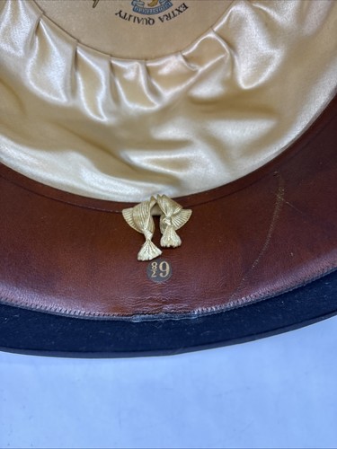 Vintage Knox New York Derby Bowler Hat, Size 6 7/8, Black READ - Picture 8 of 11