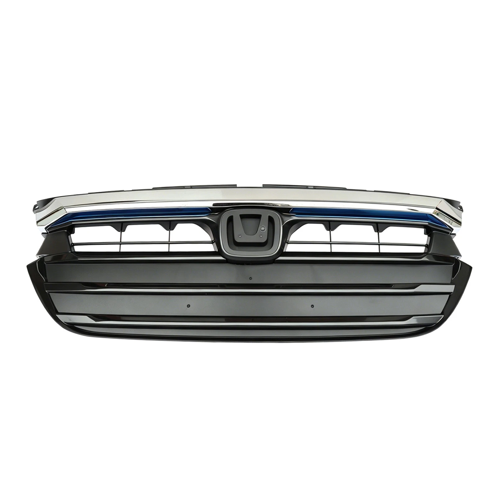 Front Upper Bumper Grille with Chrome Molding For 2019-2022 Honda Insight image 5