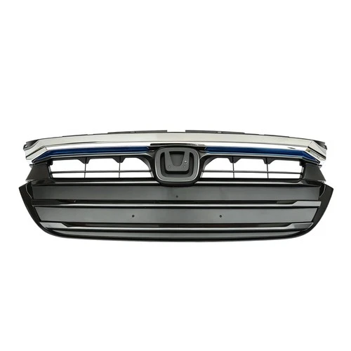 Front Upper Bumper Grille with Chrome Molding For 2019-2022 Honda Insight image 5