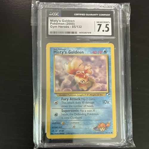 Misty's Goldeen (Unlimited) graded CGC 7.5 for sale on eBay