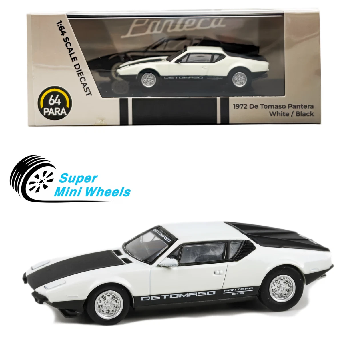 Miniature De Tomaso Deauville 1/43 Matrix Series 2 Bleue 1978 1:43
