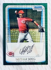 2011 Bowman Chrome - Prospects Neftali Soto #BCP210 Green X-Fractor SP RC